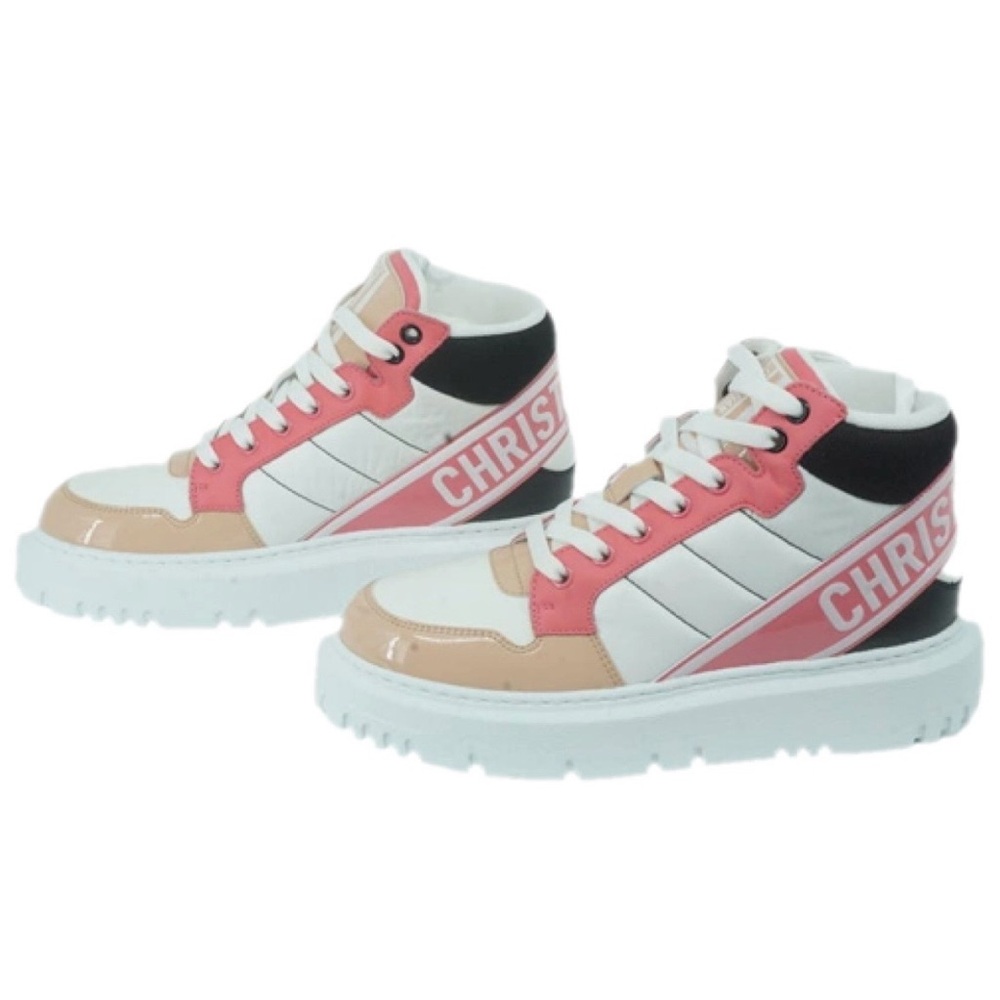 DIOR High-Top Sneakers EU38_USED with 💯Authentic QR Tag from Ebay